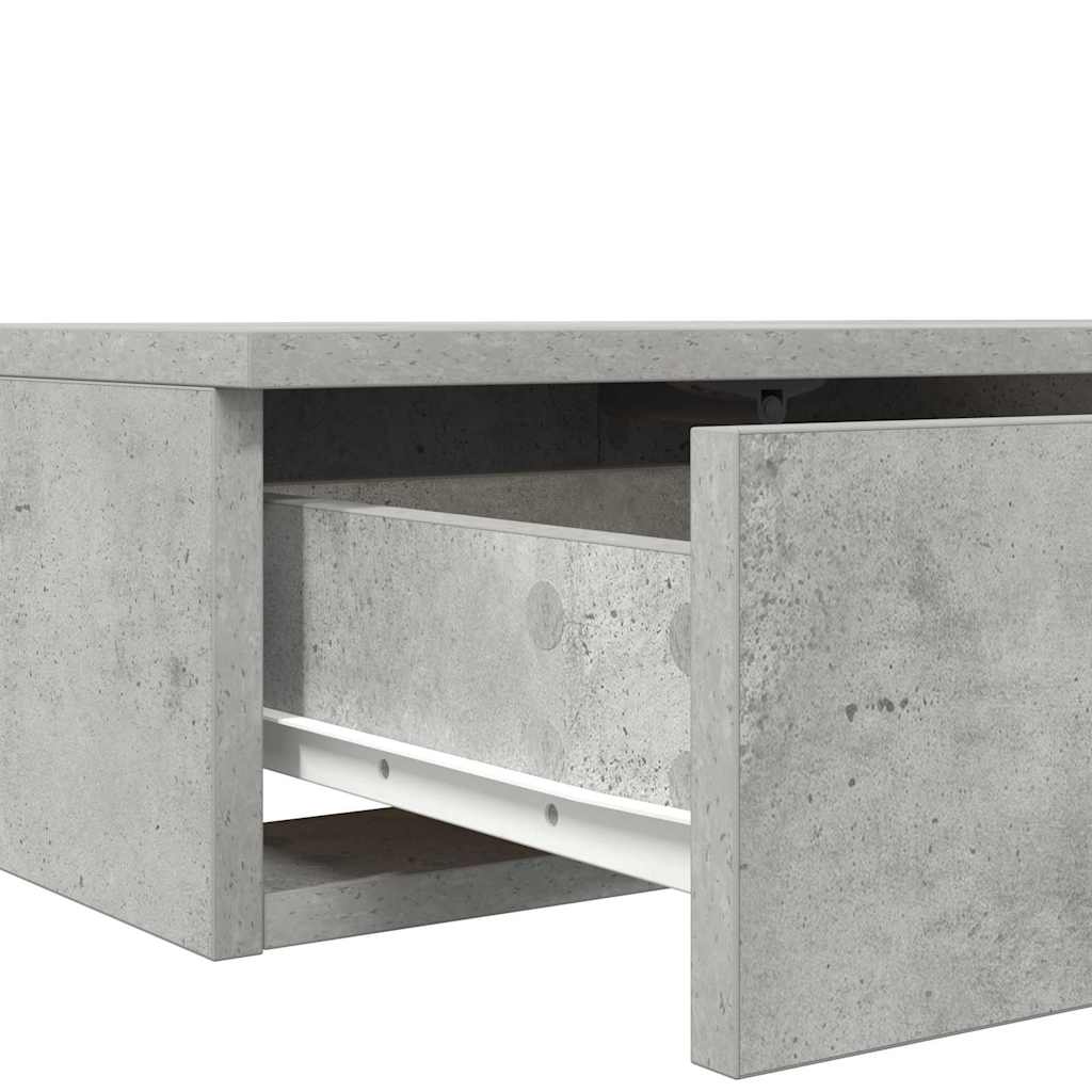 Bed Drawers Concrete Grey 180 x 36.5 x 16.5 cm Engineered Wood