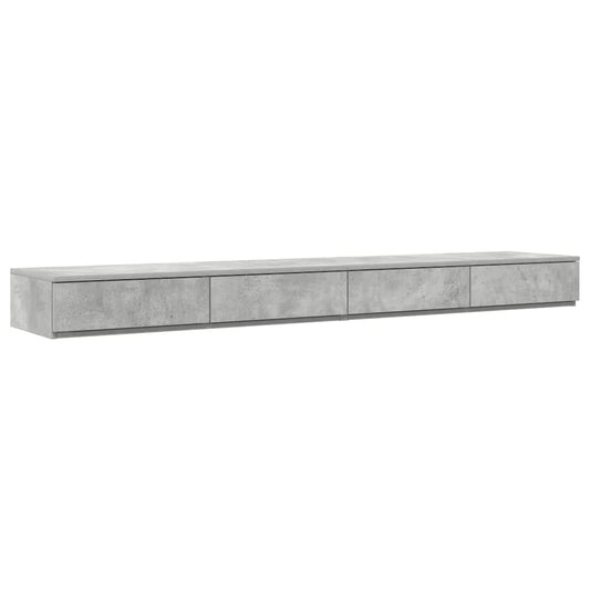 Bed Drawers Concrete Grey 180 x 36.5 x 16.5 cm Engineered Wood