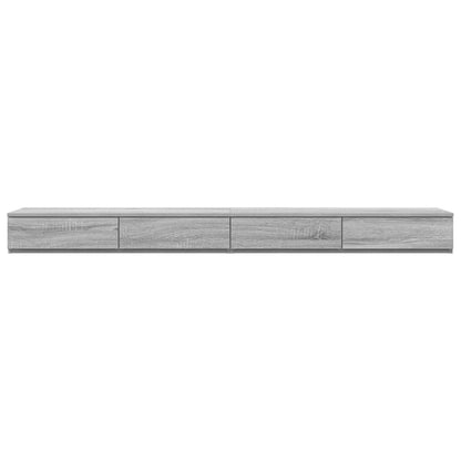 Bed Drawers Grey Sonoma 180 x 36.5 x 16.5 cm Engineered Wood