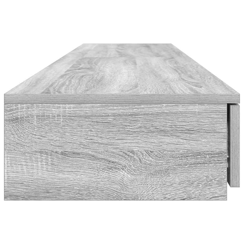Bed Drawers Grey Sonoma 180 x 36.5 x 16.5 cm Engineered Wood