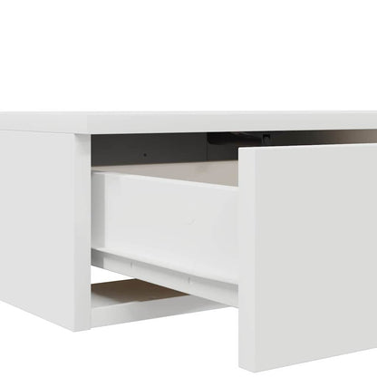 Bed Drawers White 135 x 36.5 x 16.5 cm Engineered Wood