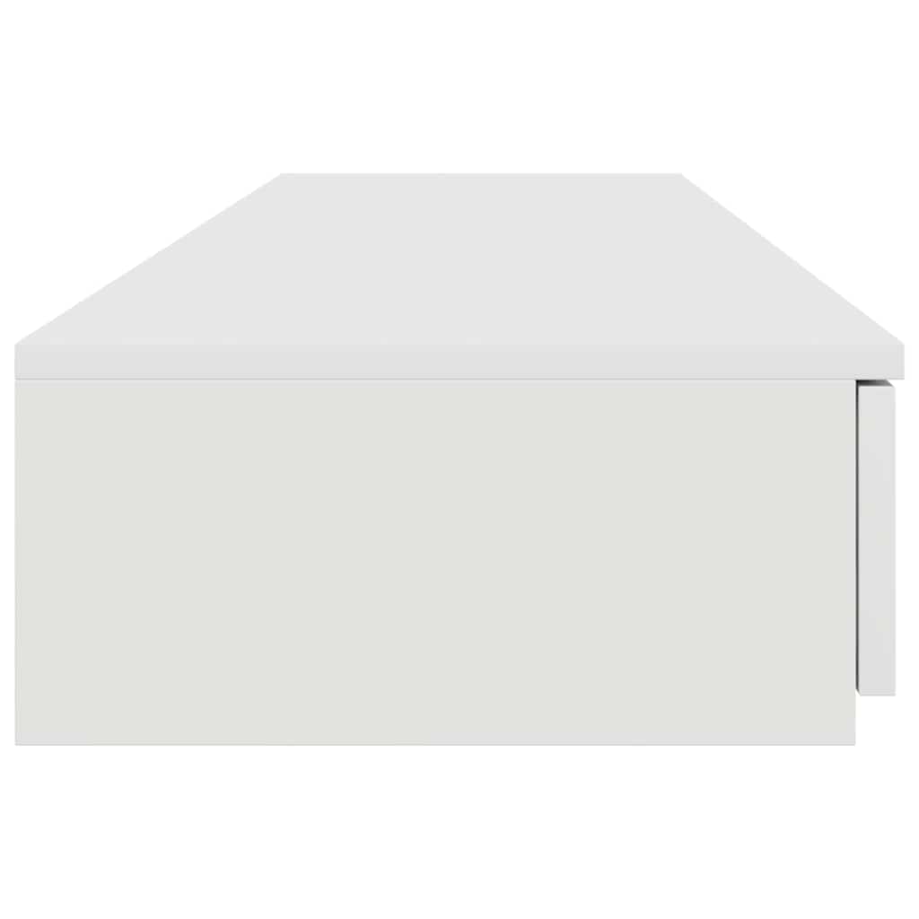 Bed Drawers White 135 x 36.5 x 16.5 cm Engineered Wood
