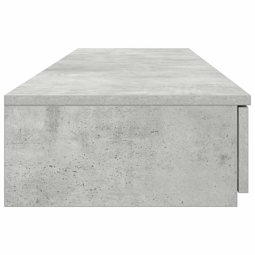 Bed Drawers Concrete Grey 135 x 36.5 x 16.5 cm Engineered Wood
