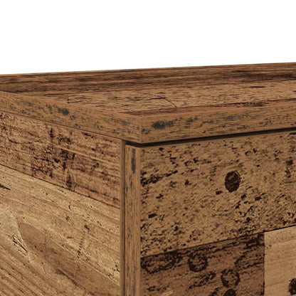 Bed Drawers Old Wood 135 x 36.5 x 16.5 cm Engineered Wood