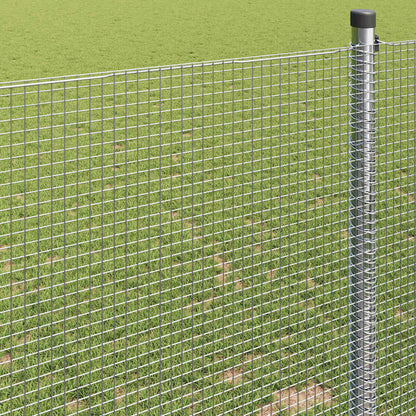 Welded Wire Fence Silver