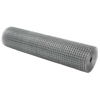 Welded Wire Fence Silver