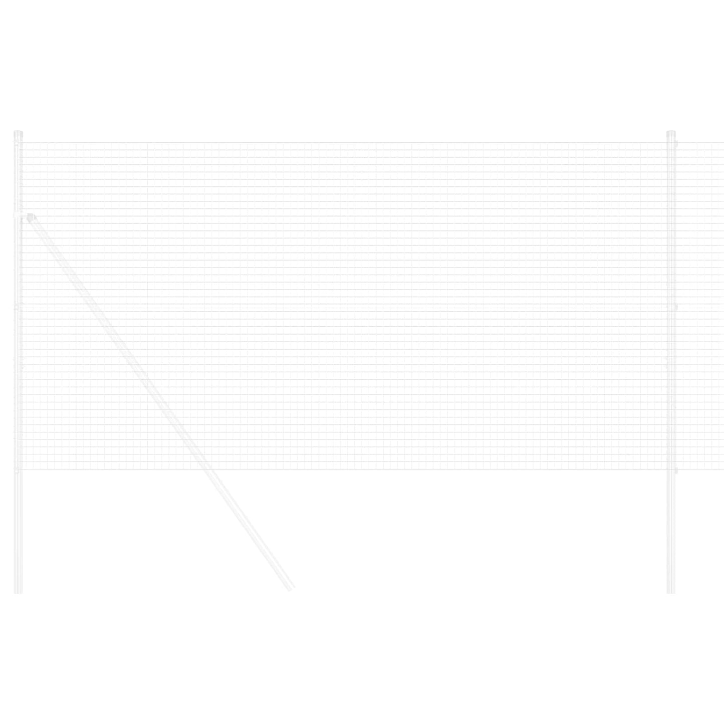 Welded Wire Fence Silver