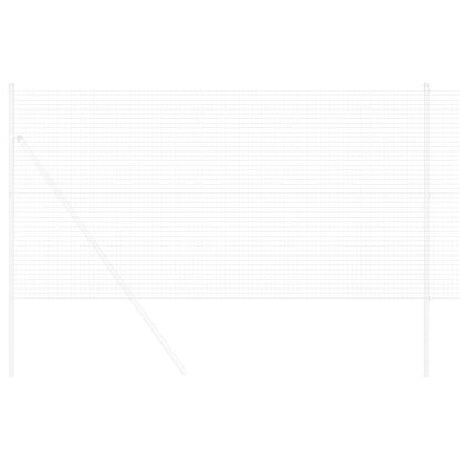 Welded Wire Fence Silver