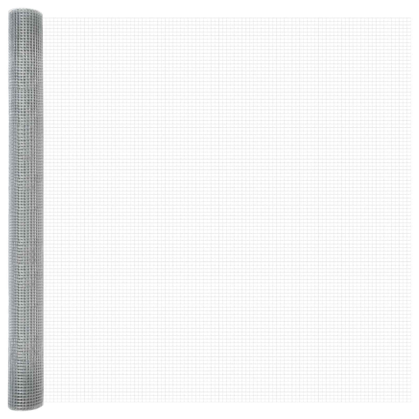 Welded Wire Fence Silver 1.6 x 25 m