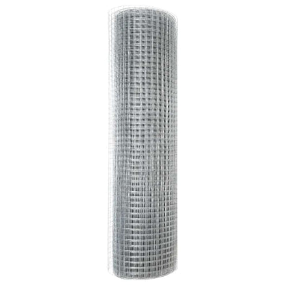 Welded Wire Fence Silver