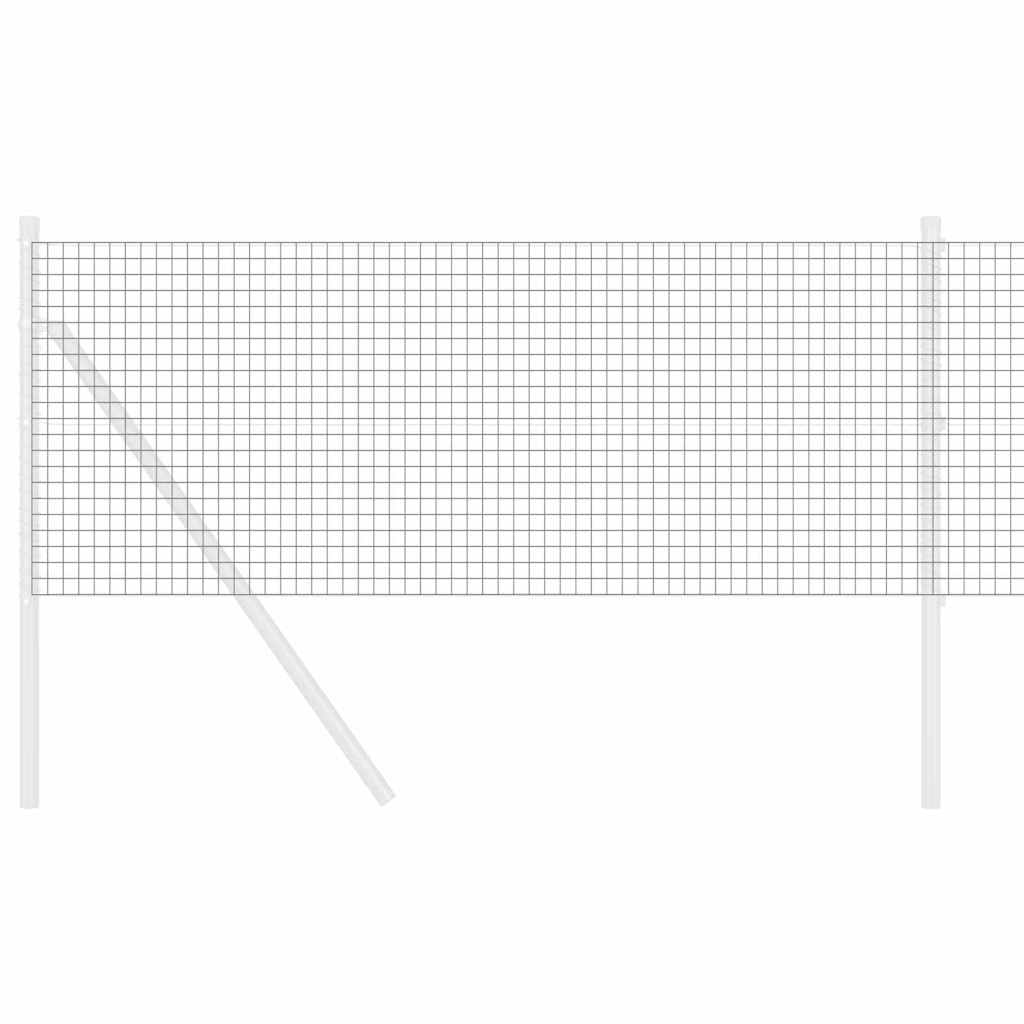 Welded Wire Fence Grey 0.4 x 10 m