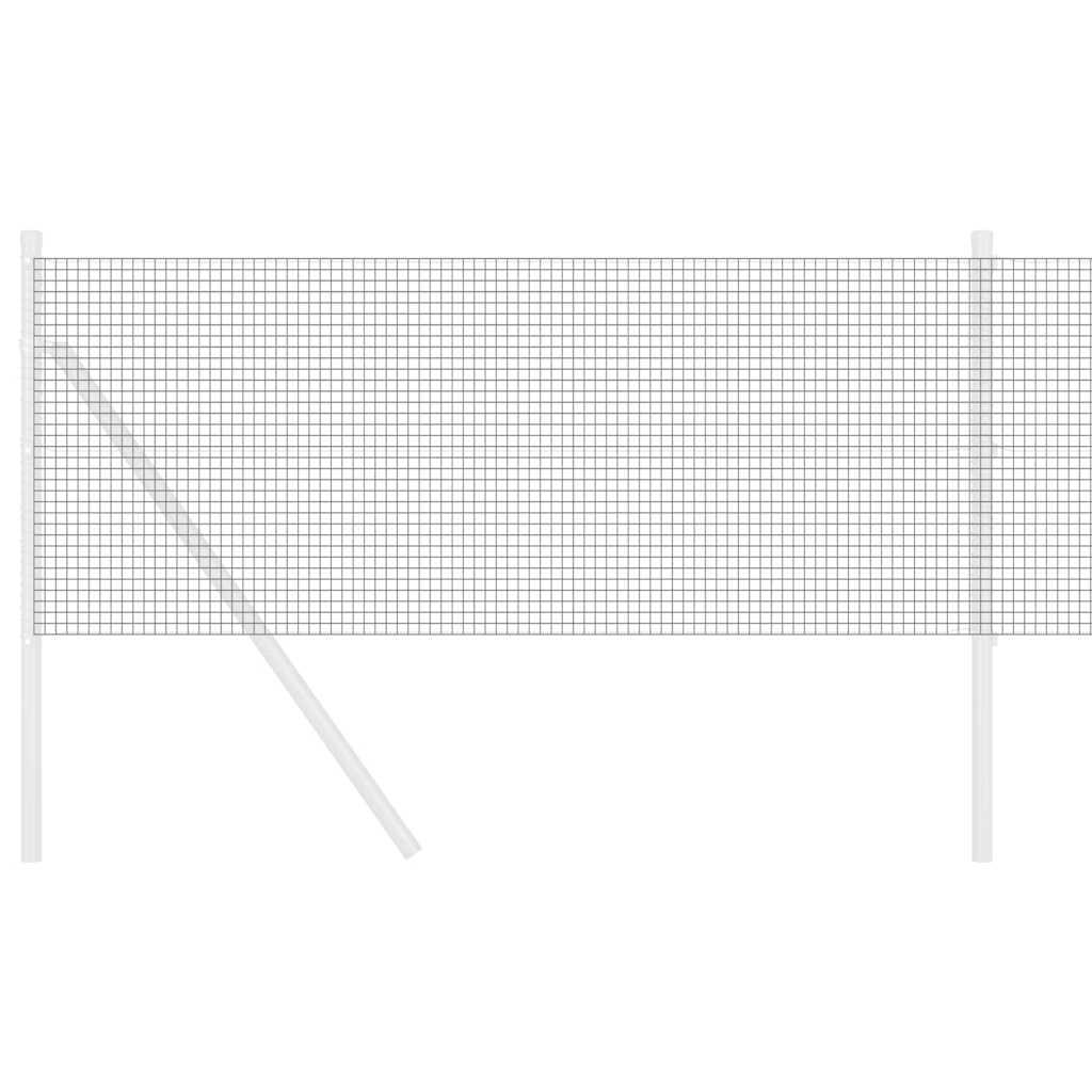 Welded Wire Fence Grey 0.6 x 10 m
