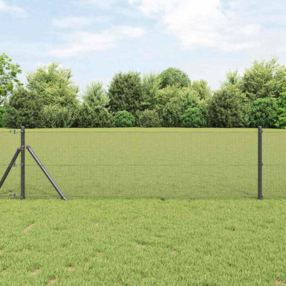 Welded Wire Fence Grey 0.8 x 10 m