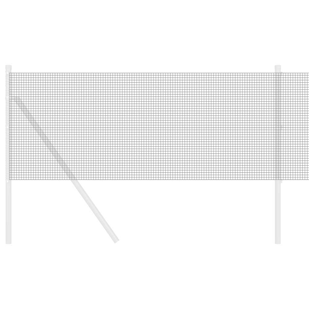 Welded Wire Fence Grey 0.8 x 10 m