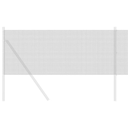 Welded Wire Fence Grey 0.8 x 10 m