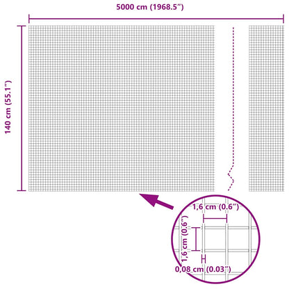 Welded Wire Fence Grey