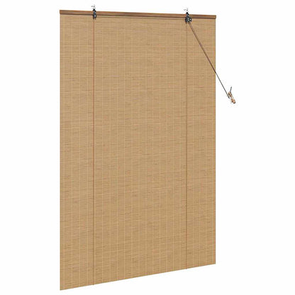 Roller Blind Brown 100 x 160 cm Bamboo