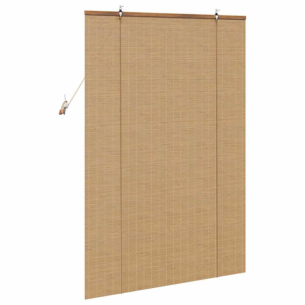 Roller Blind Brown 100 x 160 cm Bamboo