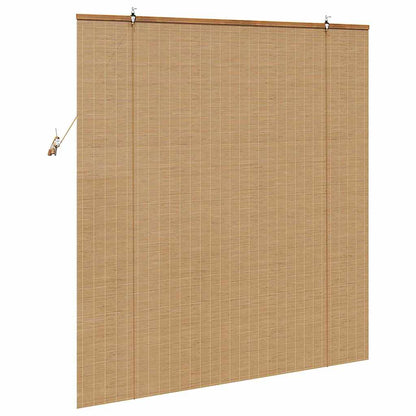 Roller Blind Brown 140 x 160 cm Bamboo