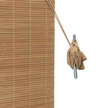 Roller Blind Brown 150 x 160 cm Bamboo