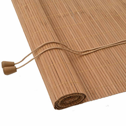 Roller Blind Brown 150 x 160 cm Bamboo