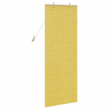 Roller Blind Yellow 60 x 160 cm Bamboo