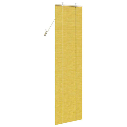 Roller Blind Yellow 60 x 220 cm Bamboo