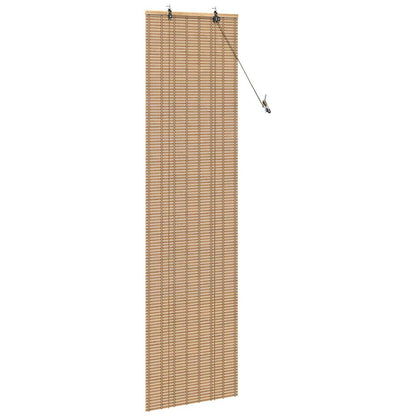 Roller Blind with Curtains Manual Nature 60 x 220 cm Bamboo