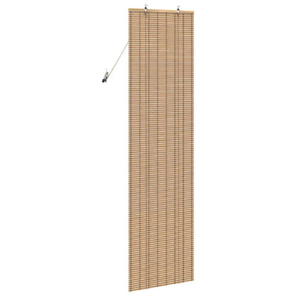 Roller Blind with Curtains Manual Nature 60 x 220 cm Bamboo
