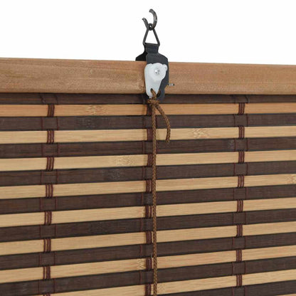 Roller Blind Brown 120 x 220 cm Bamboo