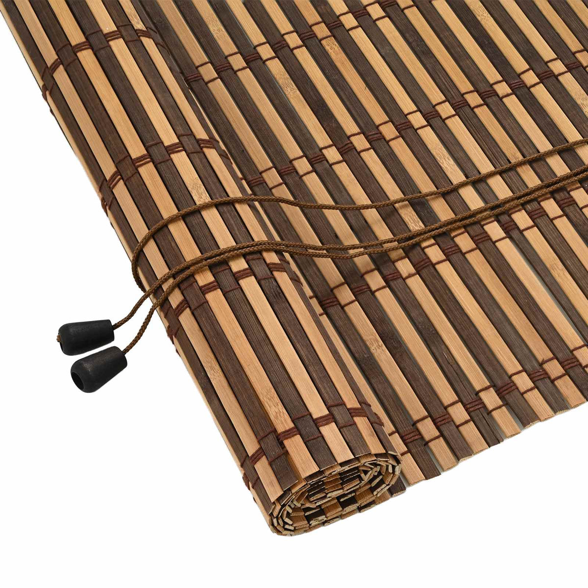 Roller Blind Brown 120 x 220 cm Bamboo