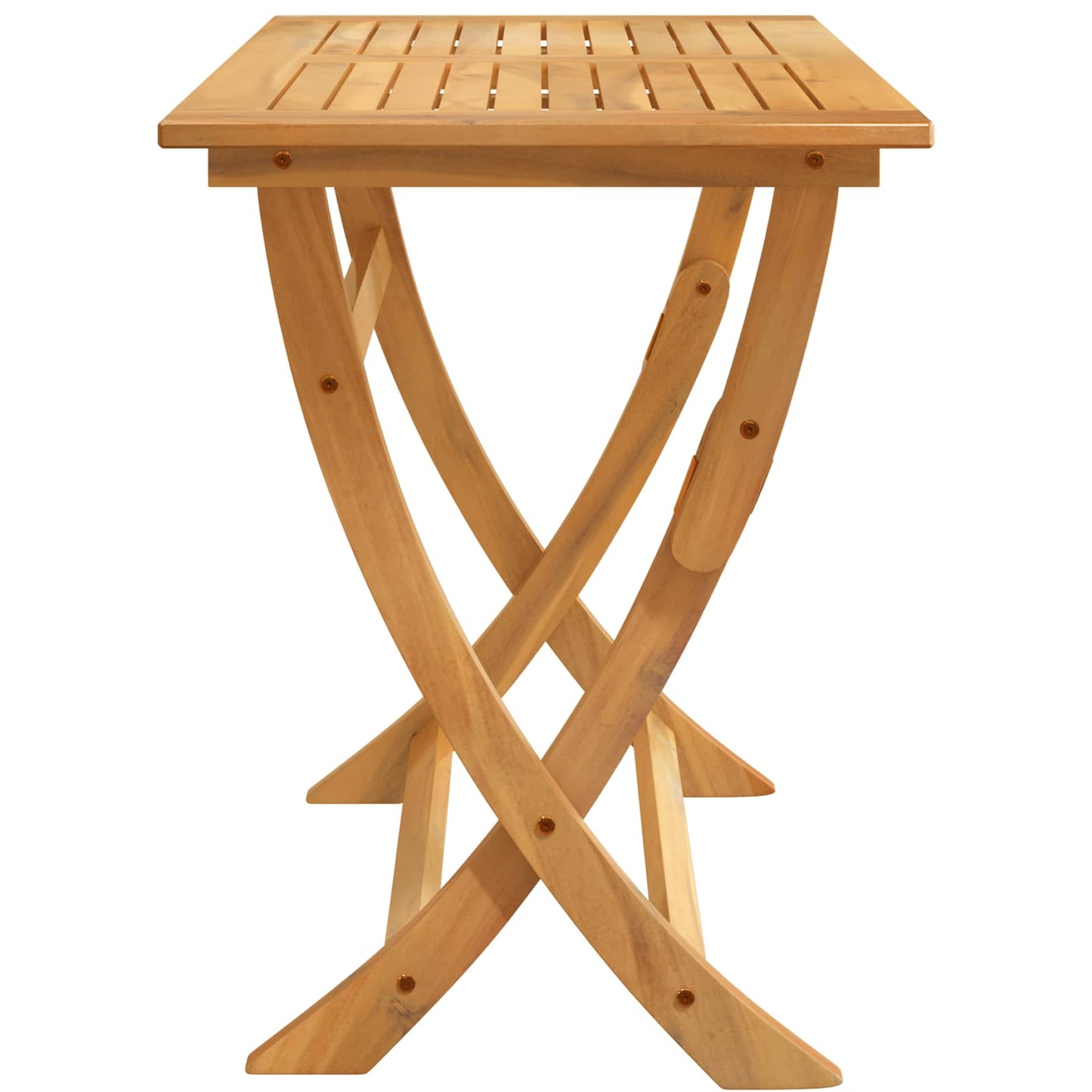 Sydney Rectangle Table Brown 110 x 55 x 75 cm Solid Acacia Wood