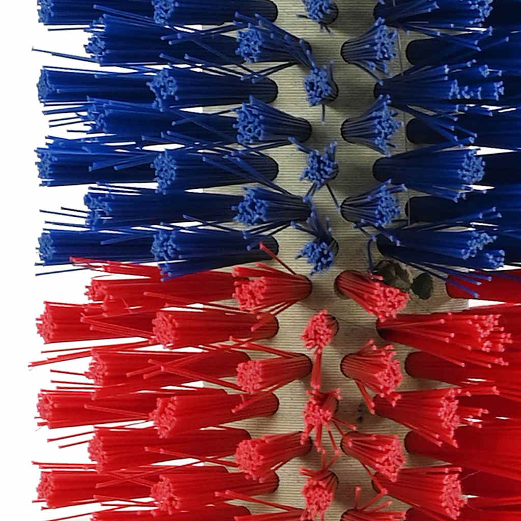 Cattle Brushes Red and Blue 50 x 17 x 9 cm Plastic and Steel