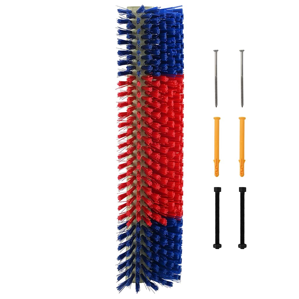 Cattle Brushes Red and Blue 50 x 17 x 9 cm Plastic and Steel