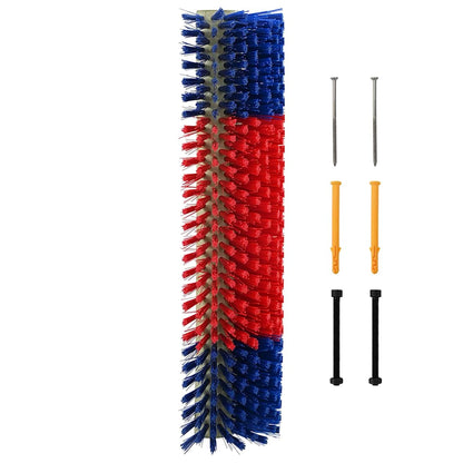 Cattle Brushes Red and Blue 50 x 17 x 9 cm Plastic and Steel