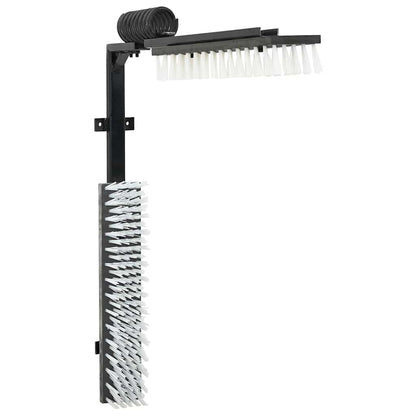 Cattle Brushes Adjustable Black and White 84 x 10 x 91 cm PVC
