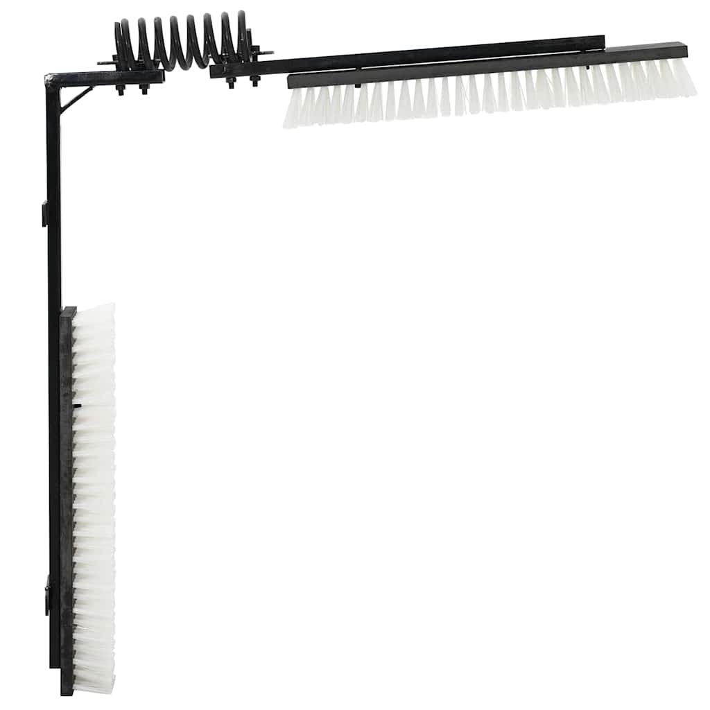 Cattle Brushes Adjustable Black and White 84 x 10 x 91 cm PVC