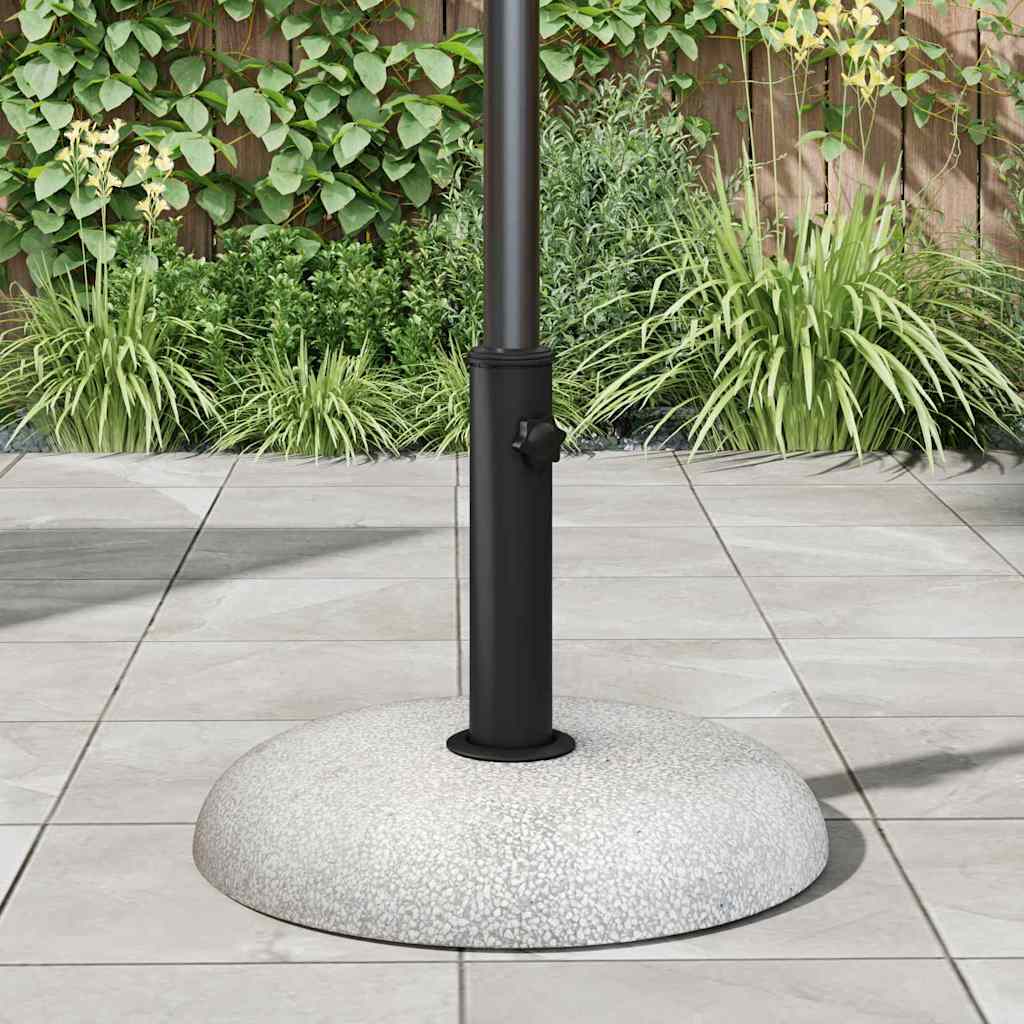 Parasol Base 20.9kg Light Grey Concrete Round