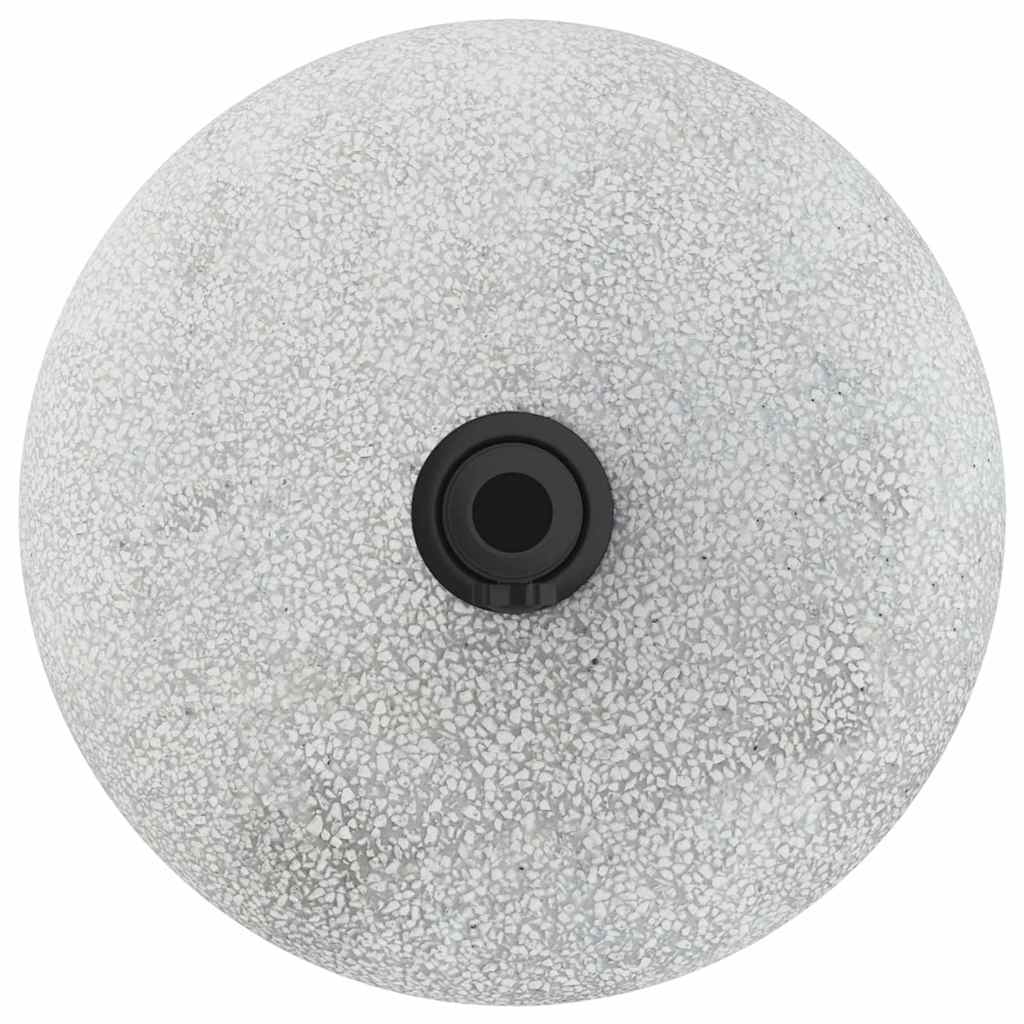 Parasol Base 20.9kg Light Grey Concrete Round