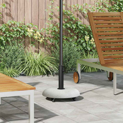 Parasol Base 21kg Light Grey Concrete Round