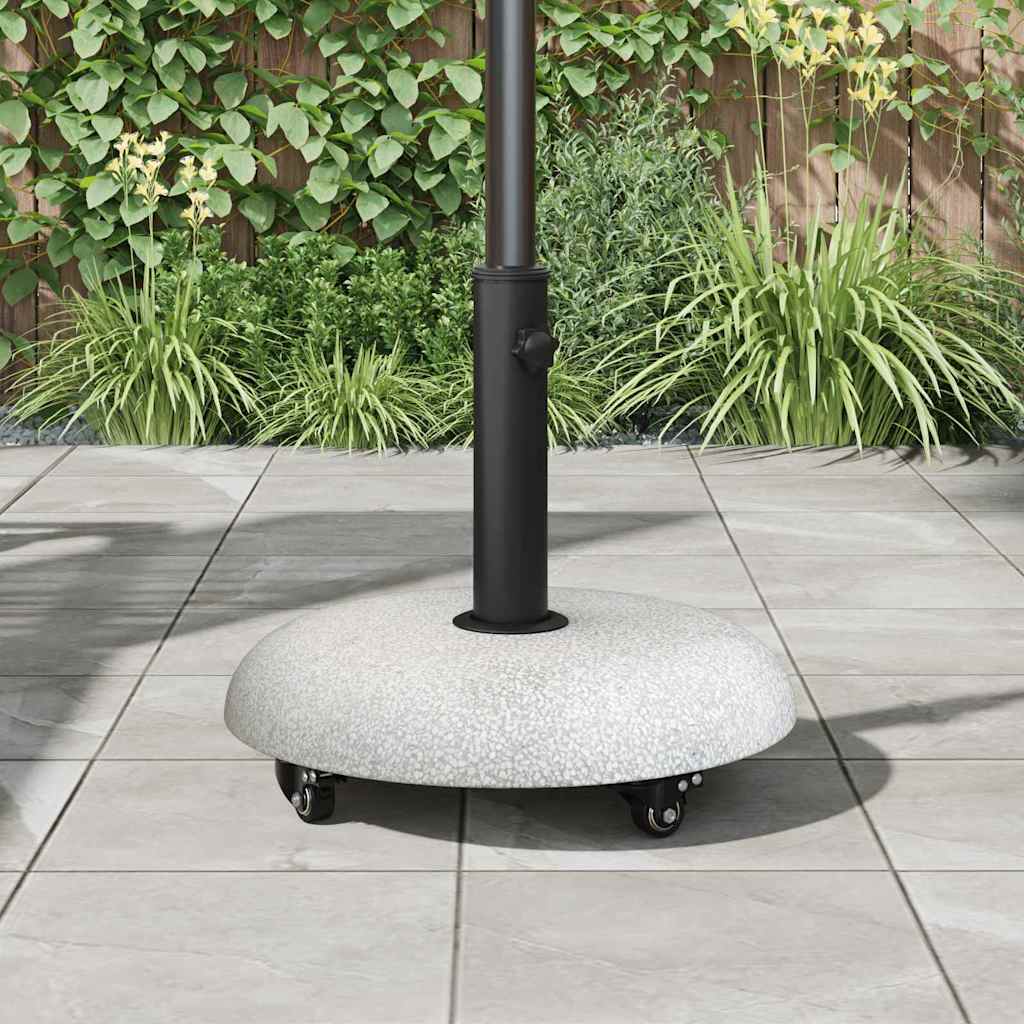 Parasol Base 21kg Light Grey Concrete Round