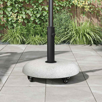 Parasol Base 21kg Light Grey Concrete Round