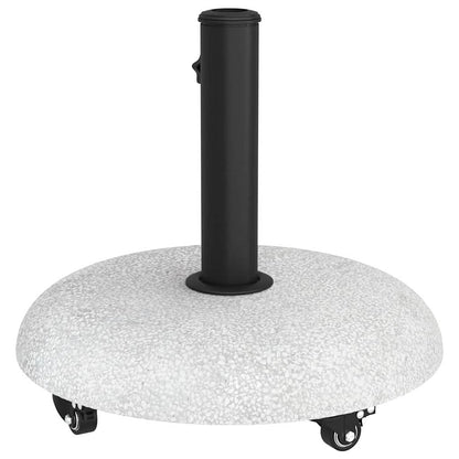 Parasol Base 21kg Light Grey Concrete Round