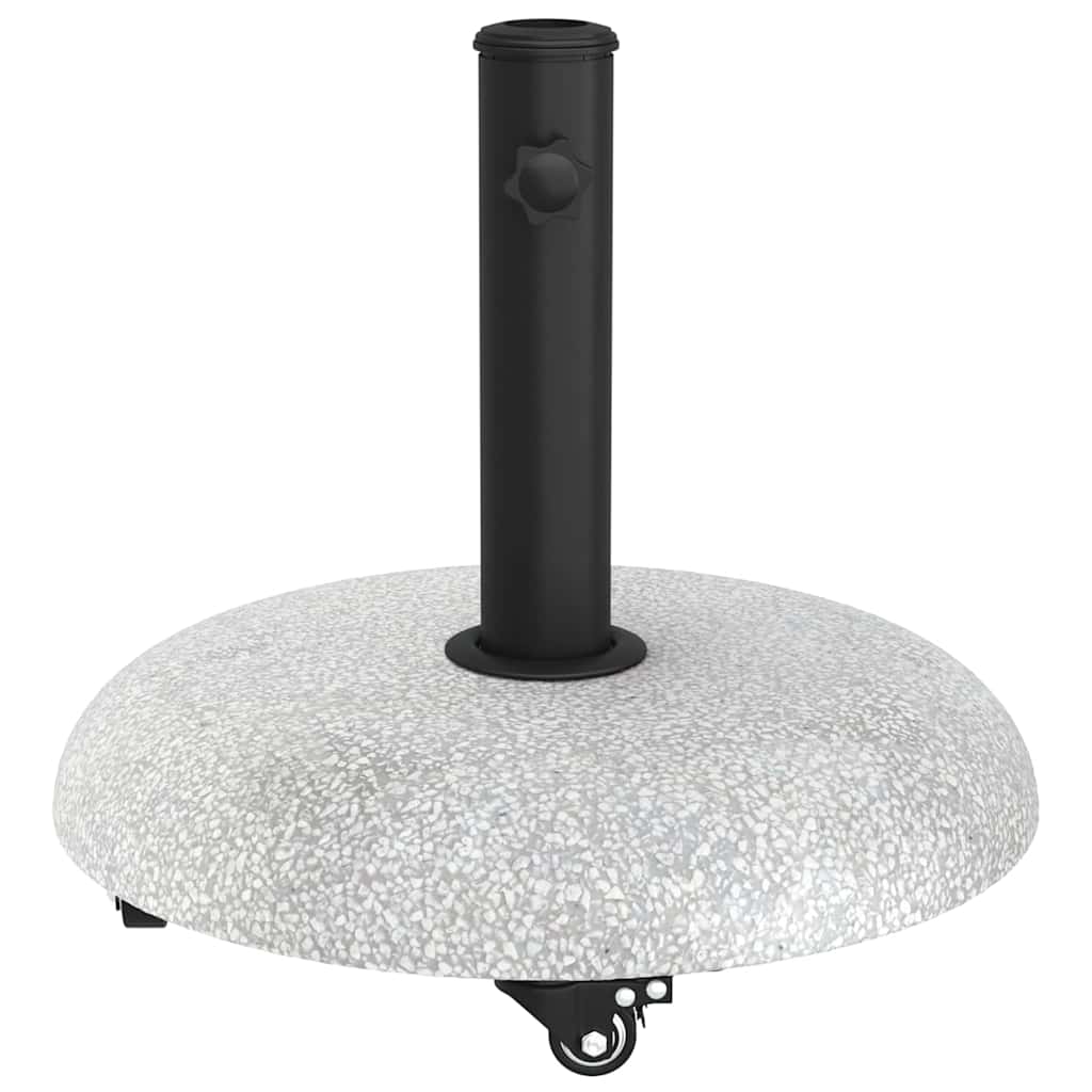 Parasol Base 21kg Light Grey Concrete Round