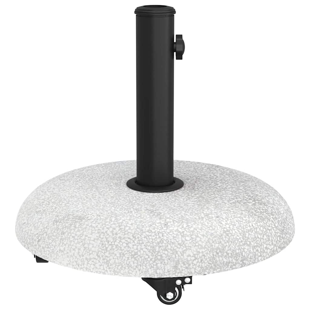 Parasol Base 21kg Light Grey Concrete Round