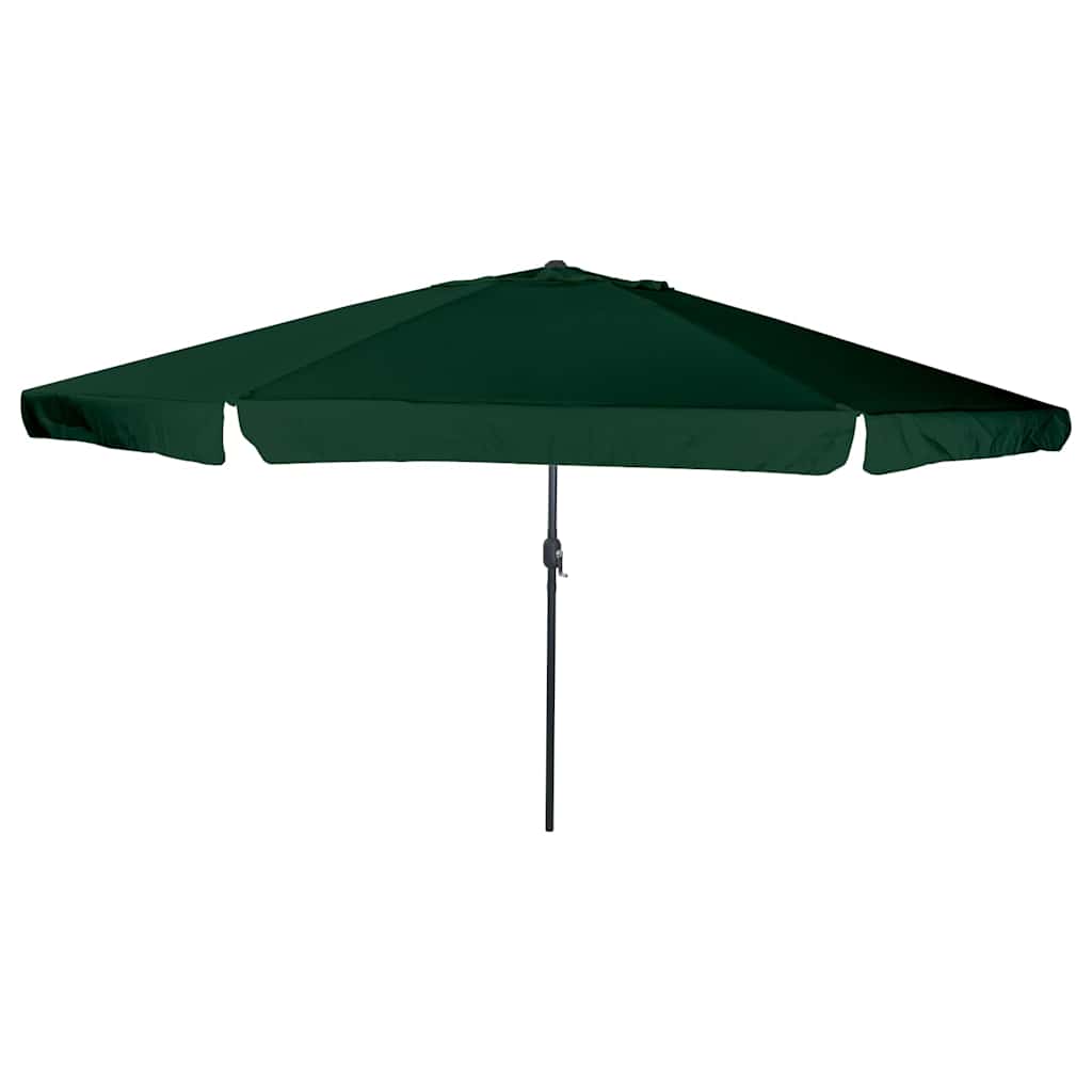 Garden Parasol Green 394 x 394 x 248 cm Polyester and Steel