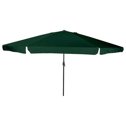 Garden Parasol Green 394 x 394 x 248 cm Polyester and Steel