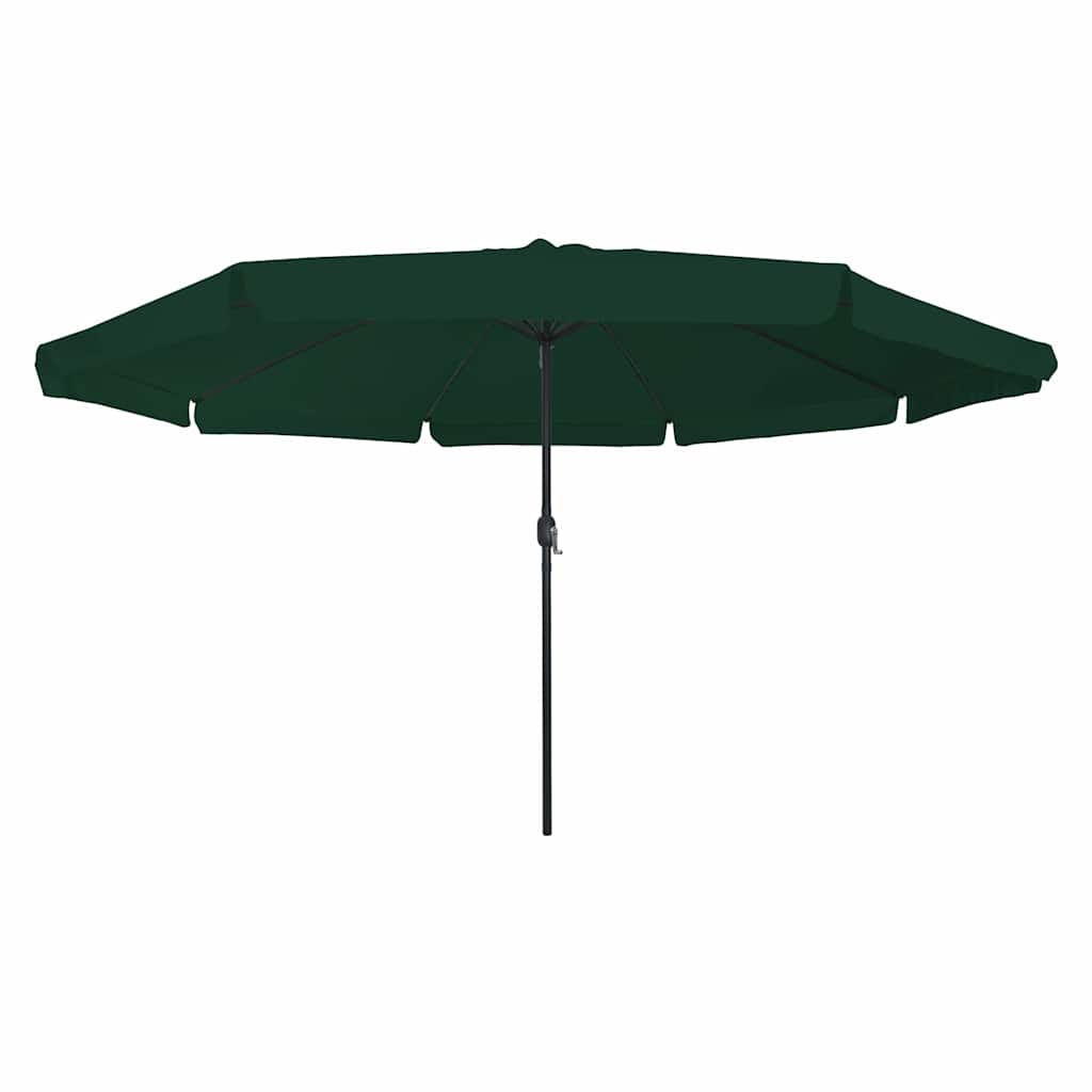 Garden Parasol Green 394 x 394 x 248 cm Polyester and Steel