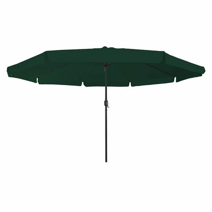 Garden Parasol Green 394 x 394 x 248 cm Polyester and Steel