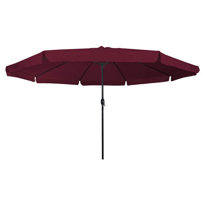 Garden Parasol Bordeaux Red 394 x 394 x 248 cm